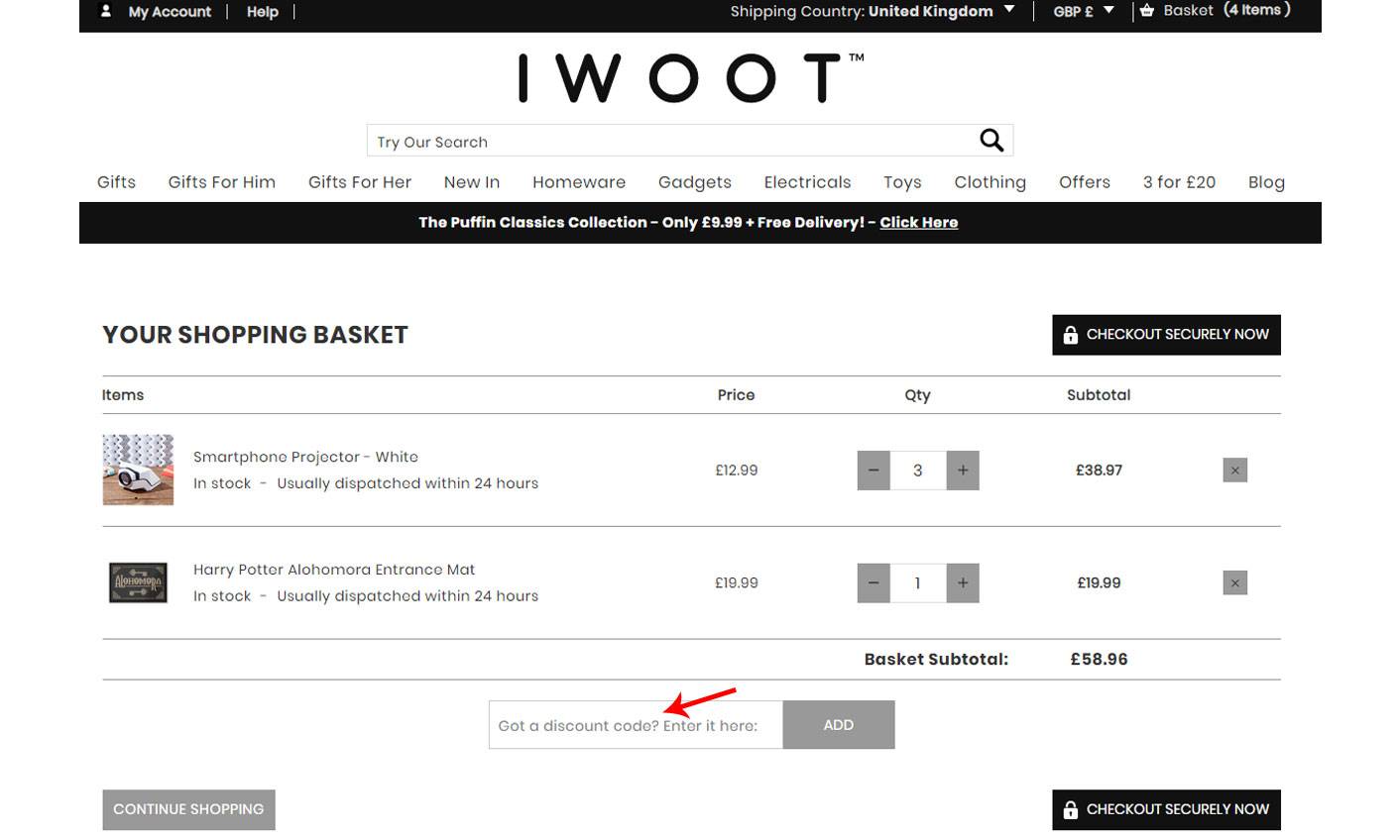 I Want One Of Those Discount Code