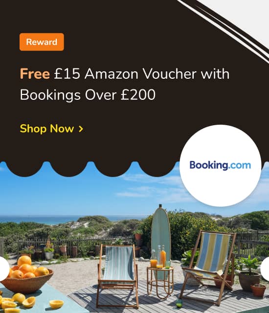 Free £15 Amazon Voucher with Bookings over £200